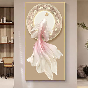 Cream Style Koi Entryway Wall Art