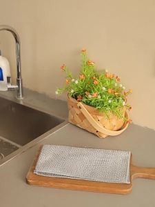 Dual Layer Non-Stick Kitchen Cleaning Cloth