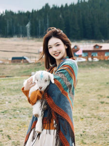 BAOYINFEI | Fringe Poncho Ethnic Style Travel Outwear