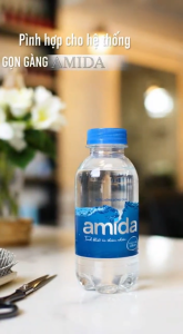 Combo 10 thùng Nước suối chai nhỏ Amida/ Chai 235ml/ Thùng 24 chai