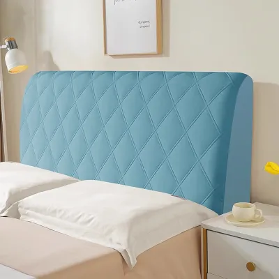 XIYIFANG | Thickened Wood Grain Bed Head Cover Dustproof Soft Cushion Full Wrap Four Seasons Universal Ugly Cover up 2026 New Model