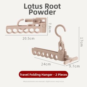 Six-slot Foldable Portable Multifunctional Clothes Hanger