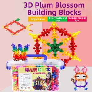 DUOKA | Snowflake Shaped Building Blocks Educational Toy