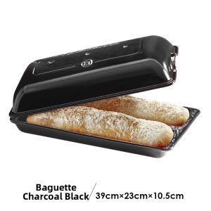 Oval Ceramic Toast Mold for Home Baking With Lid