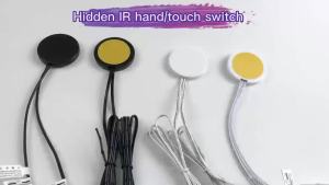 Bộ Điều Chỉnh Độ Sáng Đèn LED Thông Minh DC 5-24V Với Cảm Biến Chạm Và Cảm Biến Vẫy Tay Điều Khiển Không Tiếp Xúc Qua Bảng Điều Khiển Dành Cho Đèn Tủ Và Tủ Trưng Bày