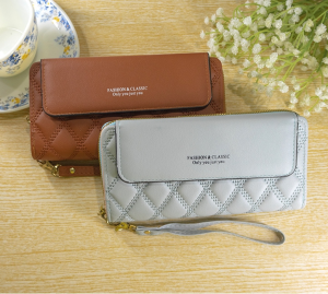 Aldawaar Dompet Pendek Pemegang Kad Wanita ( Hollow OO Womens Multi-slot Card Coin Zip Short Purse ) 12W6