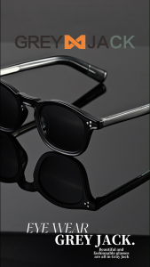 Grey Jack Kacamata Hitam Sunglasses Polarized Anti Silau UV400 Model Kotak TR90 Fashion Laki-laki dan Wanita 8654