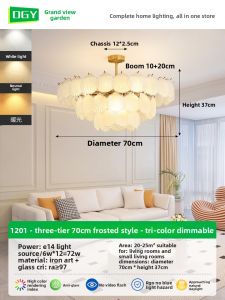 DGY | French Luxury Modern Chandelier Crystal Light