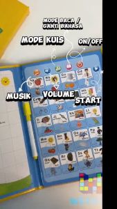 HAHA TOY E-book: Mainan Buku Edukasi Anak Smart Book Bersuara