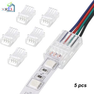 5Pcs LED Connector 2/3/4Pin LED Strip Connector for 8mm 10mm RGB Tape SMD 5050 WS2811 LED Strip Light Wire or Strip Connection