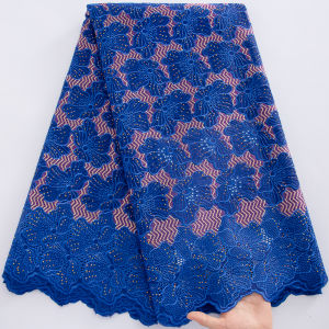 Pink African Cotton Lace Fabric with Gold Dots Nigerian Lace Fabric for Wedding Party Dress Swiss Voile Lace for Sewing