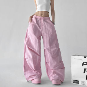 MUYUZI | Extra Long High Waist Wide Leg Loose Slimming Casual Outdoor Pants