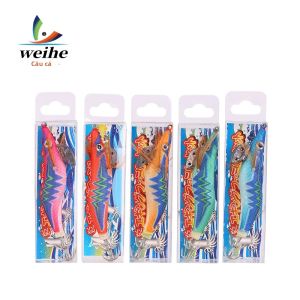 Weihe FISHING | Bộ 5 Mồi Câu Cá Bằng Gỗ Phát Sáng Dành Cho Câu Cá Trên Bãi Biển Và Trên Thuyền