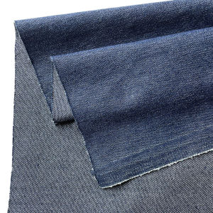 145cm Cotton Denim Fabric Blue Washed Micro Elastic Breathable per Yard for Shirt Apparel Bags Cushion Quilting Sewing Supplies