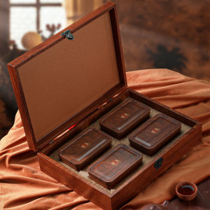 High-End Tea Leaf Packaging Box Empty Gift Box Iron Can Half Pound Red Green Tea West Lake Dragon Well Tea Gift Box Empty Box