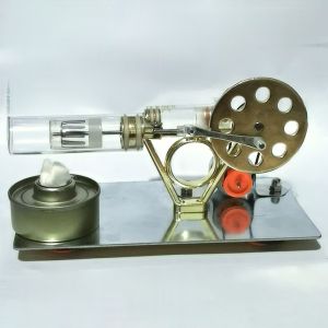 Stirling Engine Model Scientific Small Invention Hands-On Physics Experiment Toy for Teens And Kids Male Or Female