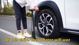 2024 Upgraded stainless steel Air Pump 600 PSI Portable Tire Inflator For Mountain Bike Motorcycle High Pressure Air Pump 40L/min