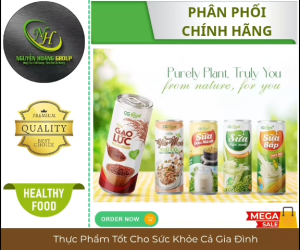 THÙNG 24 LON - CG FOOD Sữa Đậu Xanh Lon Cao 245ml