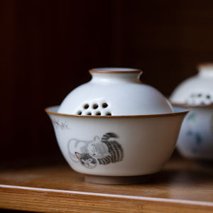 Bát Đĩa Nhỏ Bằng Gốm Sứ Dùng Để Pha Trà Yuyao Cổ Điển Thiết Bị Pha Trà Trà Đạo Bộ Pha Trà Tại Nhà Logo Thiết Bị Pha Trà Thủ Công