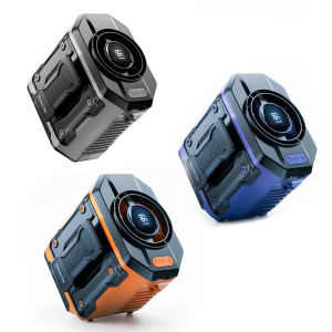 Mini USB Fan with 199 Speed Settings Wearable Waist Fan 4000mAh Battery LED Display for Travel Outdoor Office Women Men