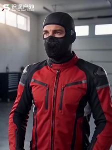 Motorcycle Riding Head Cover 3D Breathable Mesh Nylon Ice Silk Pullover Hat Outdoor Summer Sun Protection Face Mask