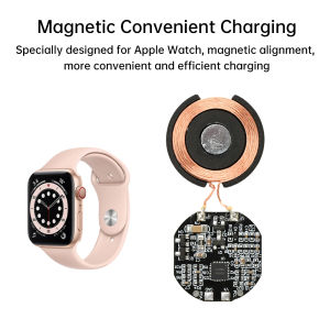 3W Magnetic Watch Wireless Charging Module Wireless Charger Transmitter Module PCBA Program Transmitter Coil QC2.0/3.0
