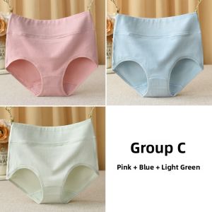 Anyoumian | High Waist Cotton Long Crotch Plus Size Tummy Control Moms Body Shaping Comfortable Womens Briefs
