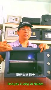 Smart Safe Box Peti Besi Theft Prevention Double Layer Fingerprint Anti Theft Safe Box Security Box For Home And Office