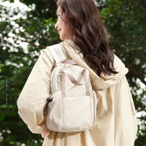 Fashionable Lightweight Womens Backpack Travel Outdoor Shopping Mommy Bag Baby Travel Nylon Material Casual Style Handbag