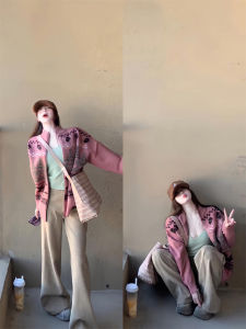 High Waist Wide Leg Casual Pants Womens Khaki Spring Loose Fit Floor Length Trousers Straight Cut Pants Elegant Slimming