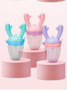 Trẻ sơ sinh thực phẩm bổ sung cắn nước trái cây Feeder bé nimbler núm vú cho trái cây xách tay bình cho bé ăn rau quả bé thanh gặm cho bé cắn Teether