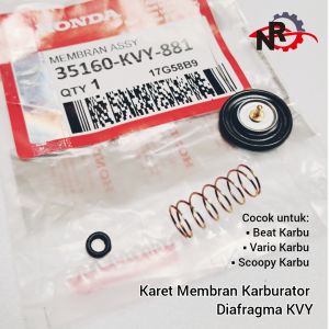Karet Diafragma Membran Karburator Beat Diafragma Assy Motor Beat Karbu Vario 110 Karbu Scoopy Spacy Karbu KVY 35160-KVY-881