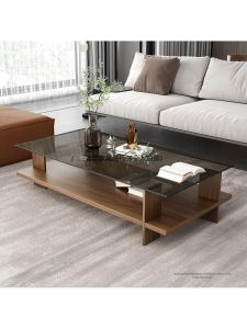 MOLORE | Modern Nordic Style Tempered Glass Rectangular Tea Table Multi-Purpose