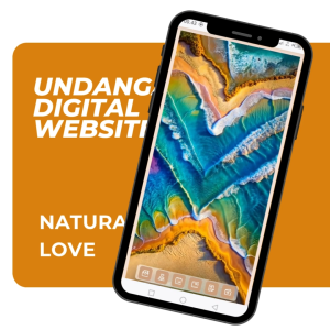 Undangan Digital Website Pernikahan 3D Animasi Natural Love Video Motion Web Online Link Wa Premium