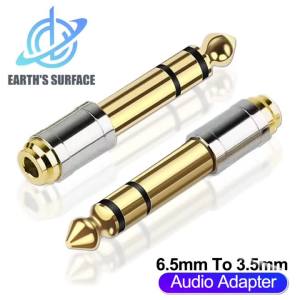 Bộ Chuyển Đổi Giắc Cắm Mạ Vàng 35mm Sang 635mm Bộ Chuyển Đổi Nam Sang Nữ Cắm Âm Thanh Phụ Trợ Cho Tai Nghe Micro - Đầu Nối Aux