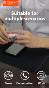 Heavy Bass Headphones Wireless ENC Noise Reduction Stereo Bluetooth Earphones