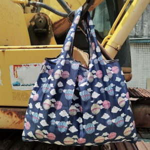 Bandai | Foldable Large Capacity Eco-friendly Cartoon Shopping Bag Cute Lightweight Portable 210D KT Grocery Tote