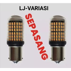 Lampu LED sein Mobil super bright Sein Dajjal 144titik led Mobil 12/24v universal