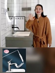 Faucet dental flusher Dental cleaner Home dental flusher Tap water dental flusher connected to the faucet two levels