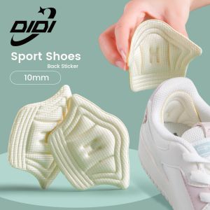DIDI 1 Pair 10mm Insoles Patch Heel Pads Shoe Cushion Pad Adjustable Size Feet Care Protector Sticker Inserts Anti-dropping Anti-slip Protector Back Sticker