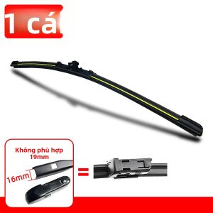 PINMOAP Cần Gạt Nước Kính Chắn Gió Ô Tô Mọi Thời Tiết 16mm Top Lock Bộ Phận Thay Thế Cao Su Im Lặng Chất Lượng Cao Cho Kính Chắn Gió Phía Trước