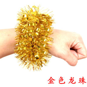 Childrens Day Kindergarten Sports Meeting Childrens Wrist Flower Dance Performance Square Dance Bell Bracelet Flower Rubber Hand with Flower Style