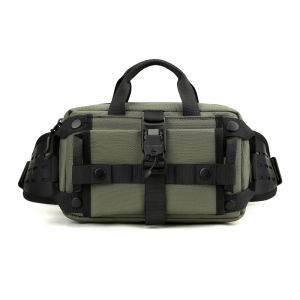 Tactical Waist Bag Mens Cool Large Capacity Chest Bag Cycling Travel Single Shoulder Bag New Motorcycle Backpack Crossbody Bag