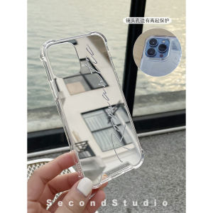 Original Minimalist iPhone 17 pro Mirror Shell Full Cover Anti-Fall Apple 16 16 pro Max 15 pro Phone Case Environmentally Friendly