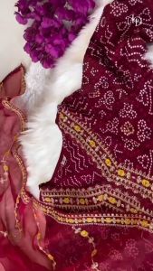 PRE ORDER 15 DAYS - READYMADE PUNJABI SUIT