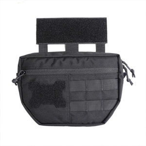 Outstanding Tactical Abdomen Bag Molle Expansion Outdoor Military Fan Equipment Vest Accessory Extension Spanker Kadora Neutral