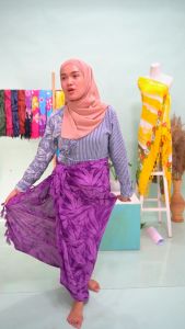 Kain Pantai Sarung Pantai Kain Selempang Bali Kain Tapih Motif Bambu Bahan Rayon Halus Rumbai 5 Warna