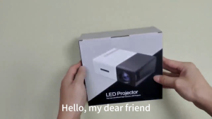 VETXI-YG300 1080P projector laptop smartphone 4K high-definition video projector used for outdoor camping movies