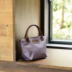 Morgena Waterproof Nylon Tot Bag Mini Dumpling Shape Handbag Commuter Womens Bag Korean Style Soft Casual Zipper Closure