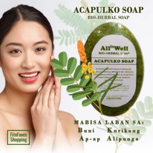 Acapulco Herbal Soap Original Acapulko Natural Handmade Solution for Eczema Scabies Psoriasis Antibacterial AntiFungal